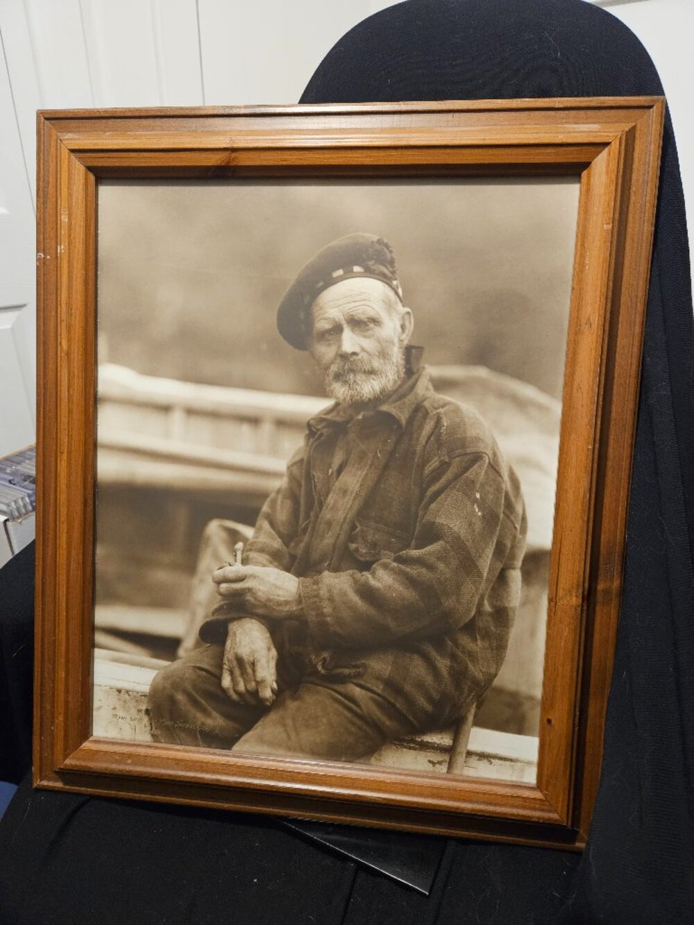 W. R. MacAskill "Man With a Tam" Nova Scotia 1926 RARE Signed 16 x 20